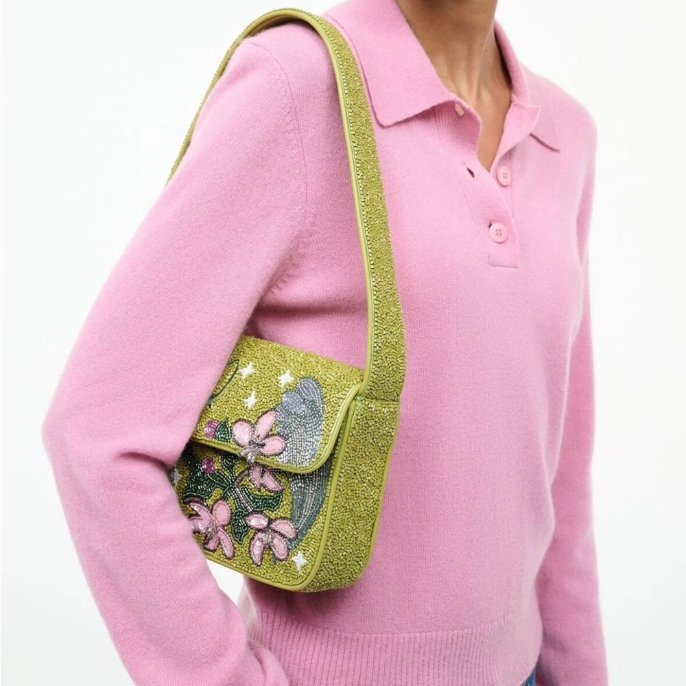 STAUD BEADED ZODIAC TOMMY BAG VIRGO - Picture 8 of 11